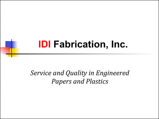 Brochure - Service and Quality in Engineered Papers and Plastics